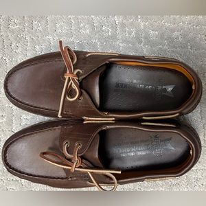 Mephisto Dark Brown Boat Shoes-like new